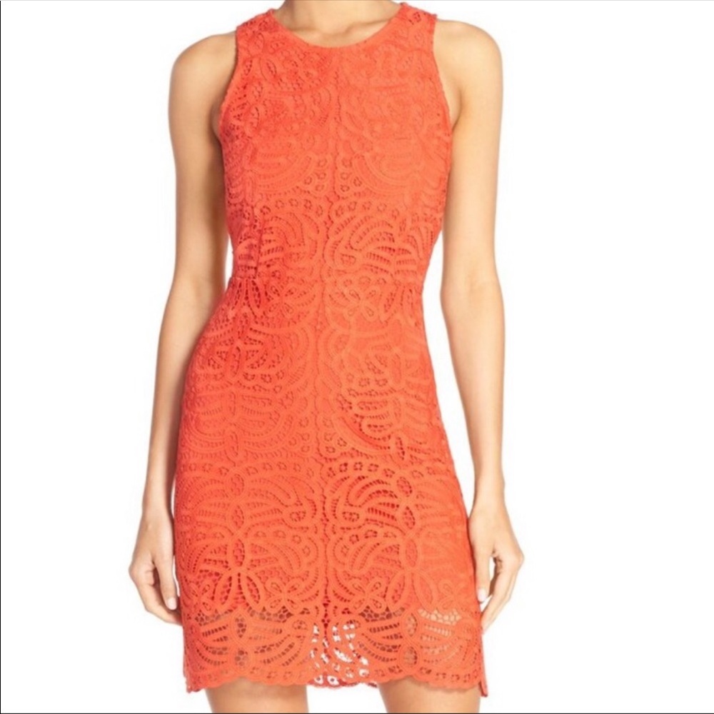 Amanda UpRichard | Poppy Lace Crochet Knit Dress - Picture 2 of 7